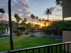 An awesome view from our Lanai of evening sunset